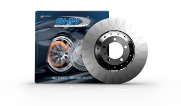 Picture of SHW 19-21 Porsche Cayenne S 2-9L w-19in Wheels-NAO Pads Left Frt Smooth LW Brake Rotor 9Y0615301Q