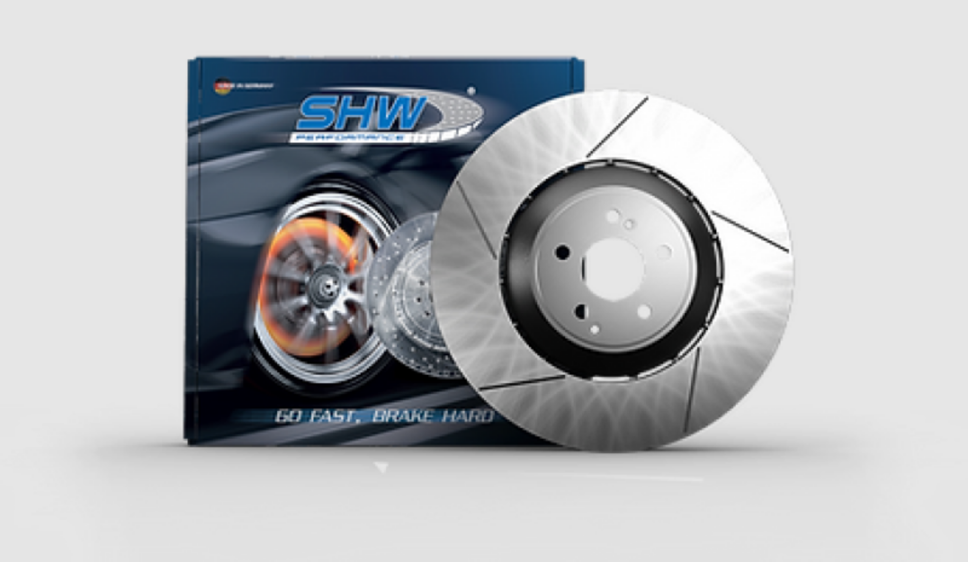 Picture of SHW 10-16 Porsche Panamera Turbo 4-8L w-o Ceramics Left Front Slotted LW Brake Rotor 298615301C
