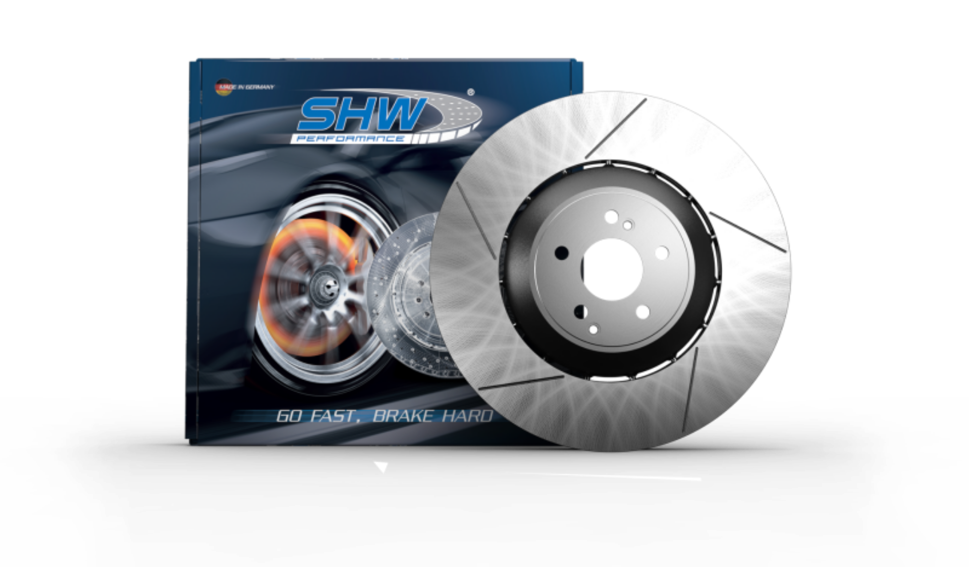 Picture of SHW 17-20 Porsche Panamera 4 3-0L w-20in Whl w-o Ceramic Brake Right Rear Slot LW Rotor 971615602G