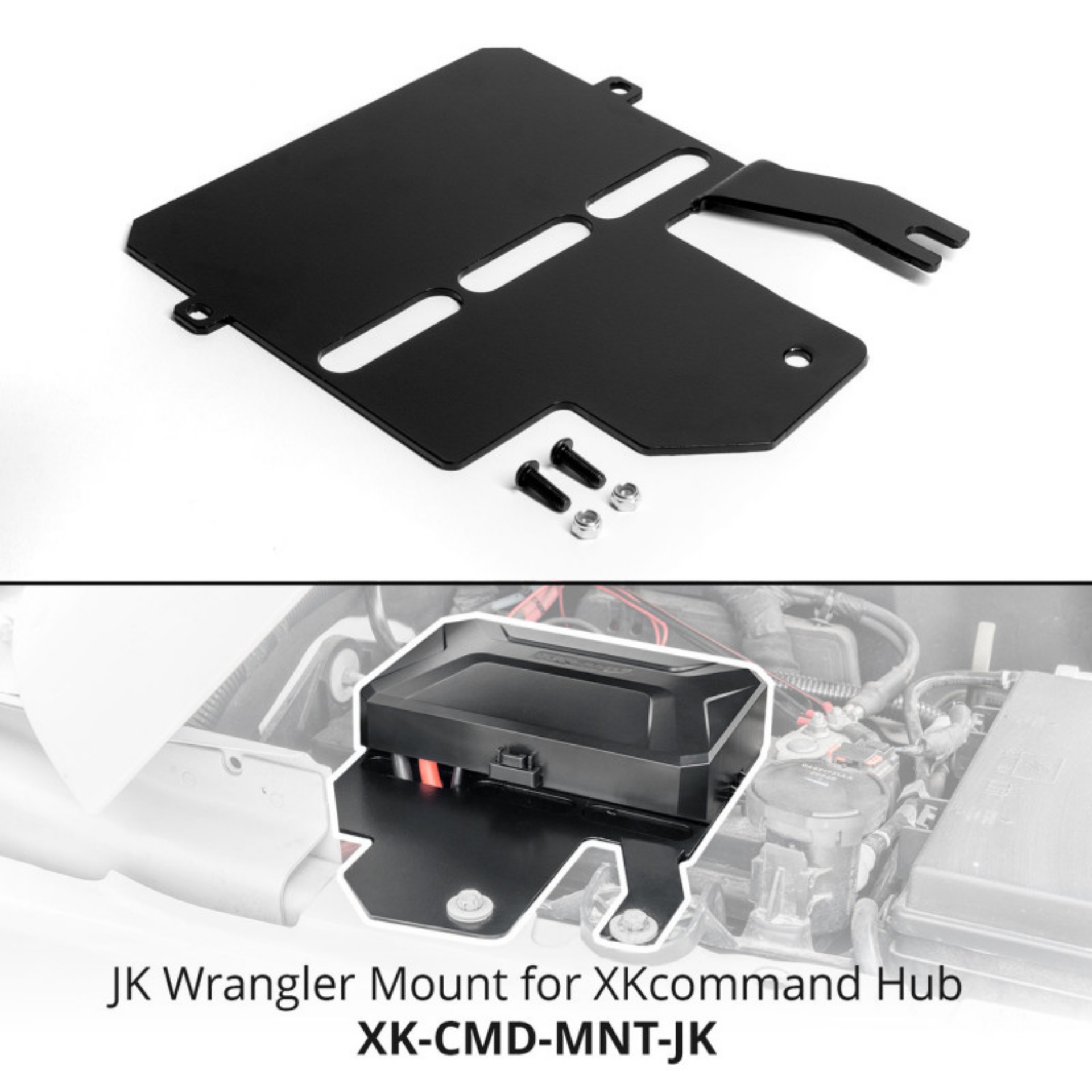 Picture of XK Glow XKcommand Hub Mounting Bracket for Wrangler JK