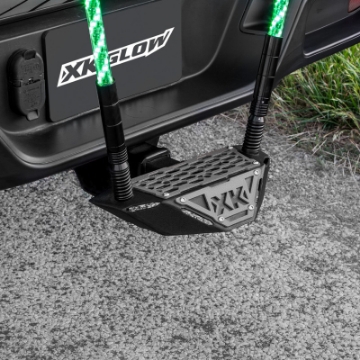 Picture of XK Glow Hitch Receiver Step And Whip Plate