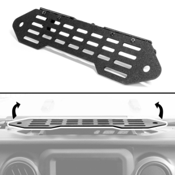 Picture of XK Glow Universal Dash Mount Molle Panel for Jeep Wrangler JL Gladiator JT