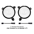 Picture of XK Glow Universal Headlight Mounting Brackets for Jeep Wrangler JL and Gladiator JT Models 7In