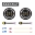 Picture of XK Glow Chrome 2pc- Motorcycle Driving Lights w- Amber Halo