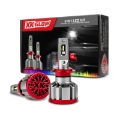Picture of XK Glow RGB 2In1 LED Headlight Bulb Million Color XKCHROME App RGB-LED Headlight Kit - 1x H4