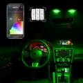Picture of XK Glow RGB Festoon LED Panel XKchrome Bluetooth App Controlled Dome Bulb