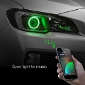 Picture of XK Glow 2x110mm - RGB Switchback Halo Million Color XKCHROME Smartphone App Controlled Kit