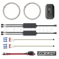 Picture of XK Glow 2x80mm - RGB Switchback Halo Million ColorXKCHROME Smartphone App Controlled Kit