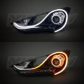 Picture of XK Glow 36inch - 2pc Sequential Switchback LED Strip Kit DRL Turnsignal for Headlights