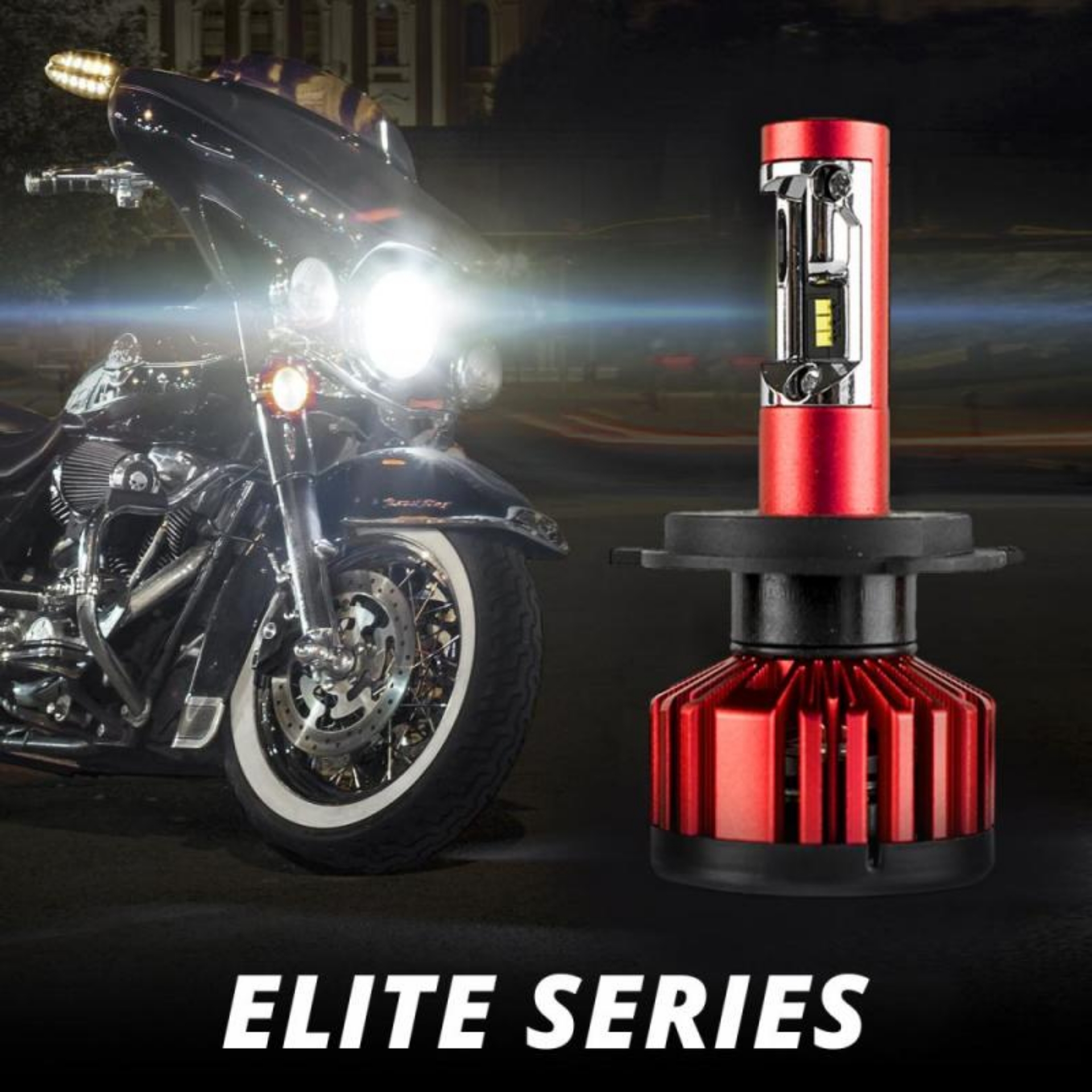 Picture of XK Glow H4 Motorcycle-32W High-Low Premium LED Headlight Bulb 2nd Gen