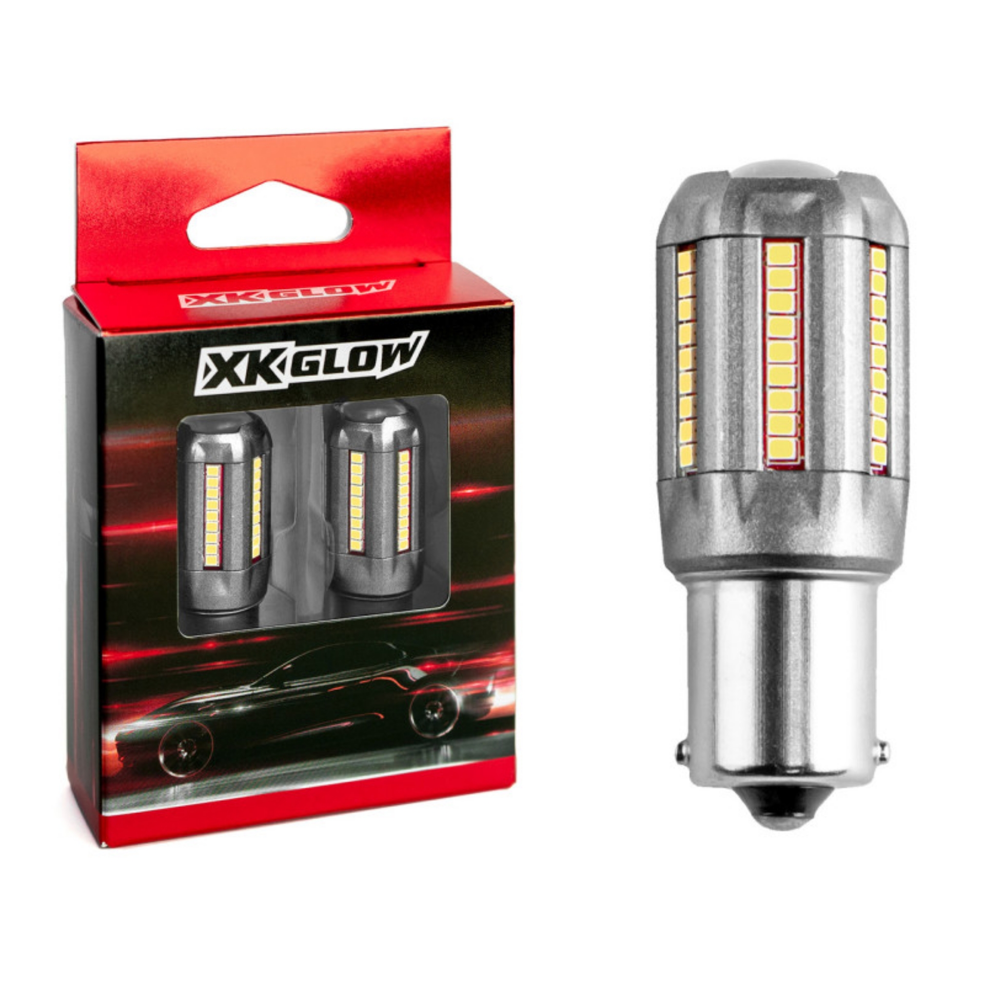 Picture of XK Glow 2pc Red 1156 Auto Bulb