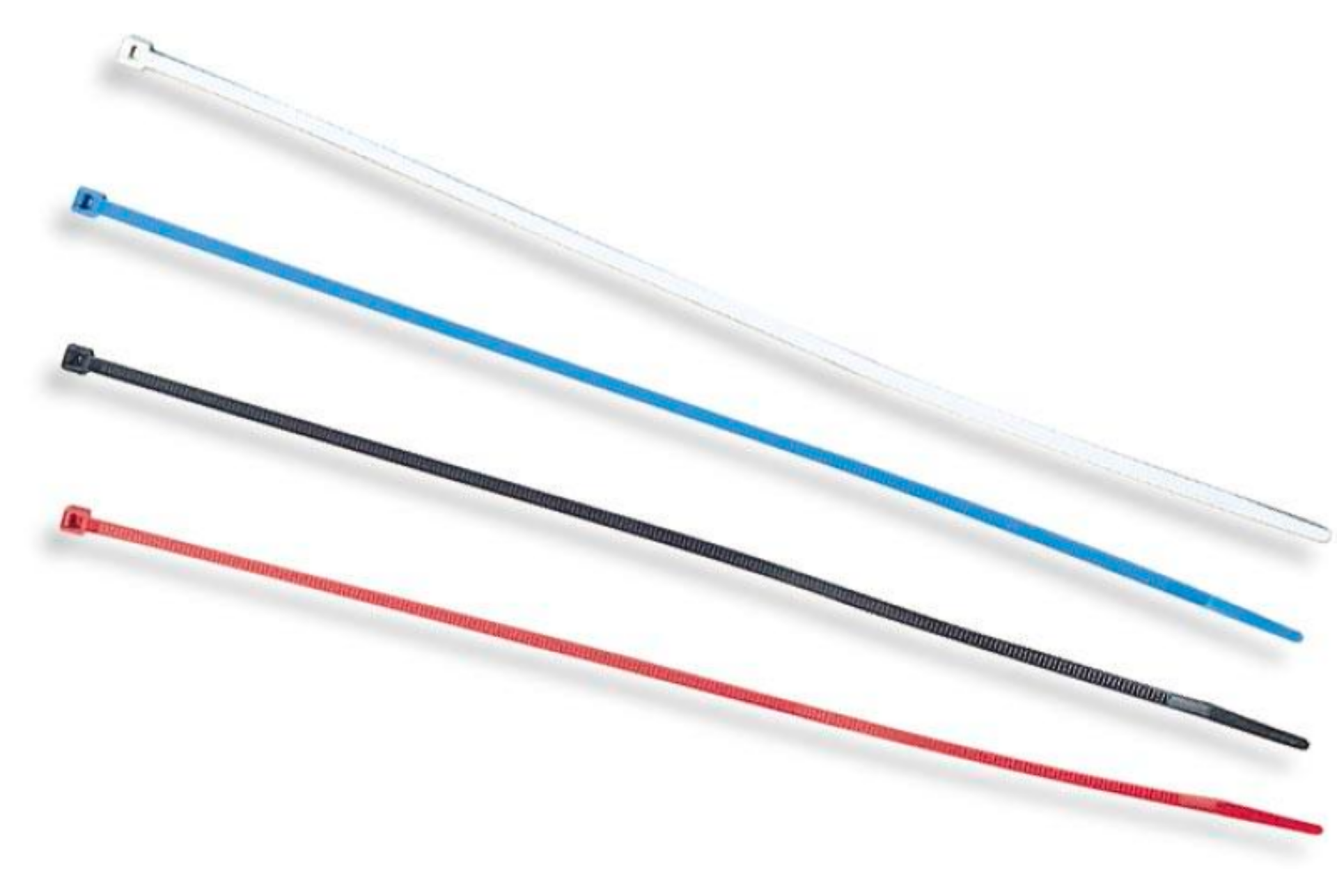 Picture of Uni FIlter 11in Cable Ties - White Blue Red Black 50 per bag