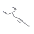 Picture of MBRP 22-24 Honda Civic SI 1-5L T304 SS 3in Cat-Back Exhaust 2-5in Dual Split Rear w- Burnt End Tips