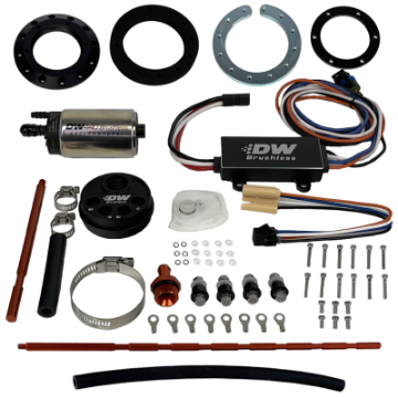 Picture of DeatschWerks Universal In-Tank Pump Mount w- DW440 Brushless 415lph Fuel Pump & Controller