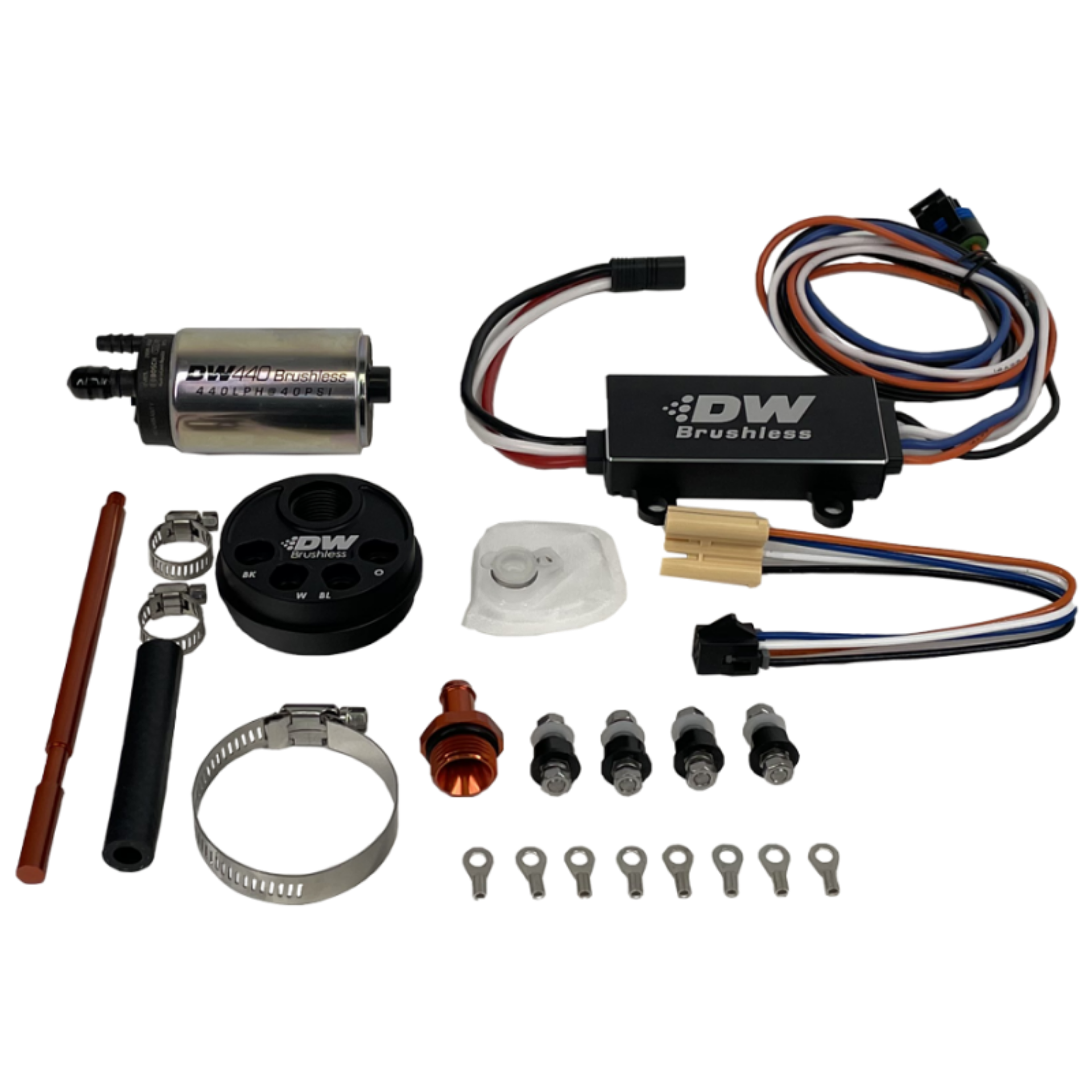 Picture of DeatschWerks 3-5L Module Surge Tank In-Tank Pump Adapter w- DW440 Brushless & Controller 440lph Pump