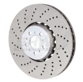 Picture of SHW 2020+ BMW X3 M 3-0L Left Front Cross-Drilled Lightweight Brake Rotor 34118054825