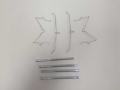 Picture of Alcon 2018+ Jeep Wrangler JL Pad Retainer Pin Kit For PN PNS4415X - Front