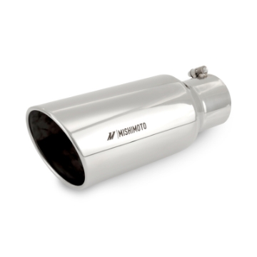 Picture of Mishimoto Universal Steel Muffler Tip 5in Inlet 6in Outlet Polished