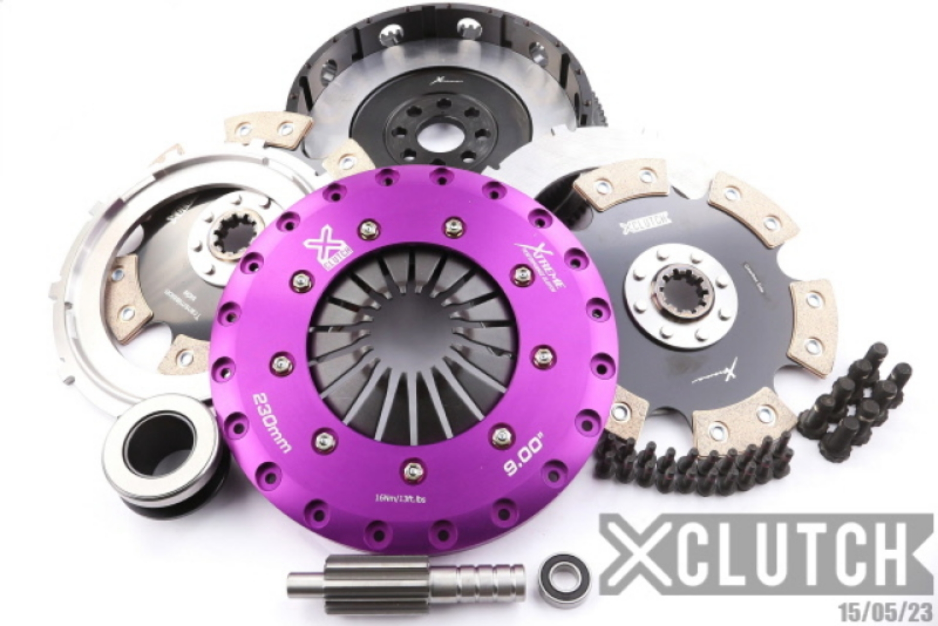 Picture of XClutch 01-06 BMW M3 Base 3-2L 9in Twin Solid Ceramic Clutch Kit