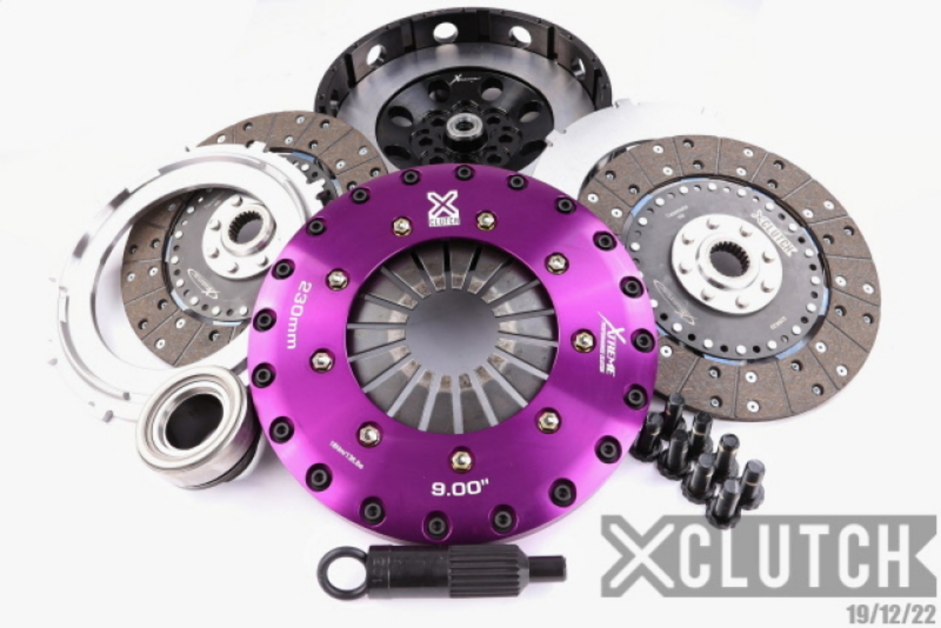 Picture of XClutch 04-06 BMW 330Ci Base 3-0L 9in Twin Solid Organic Clutch Kit