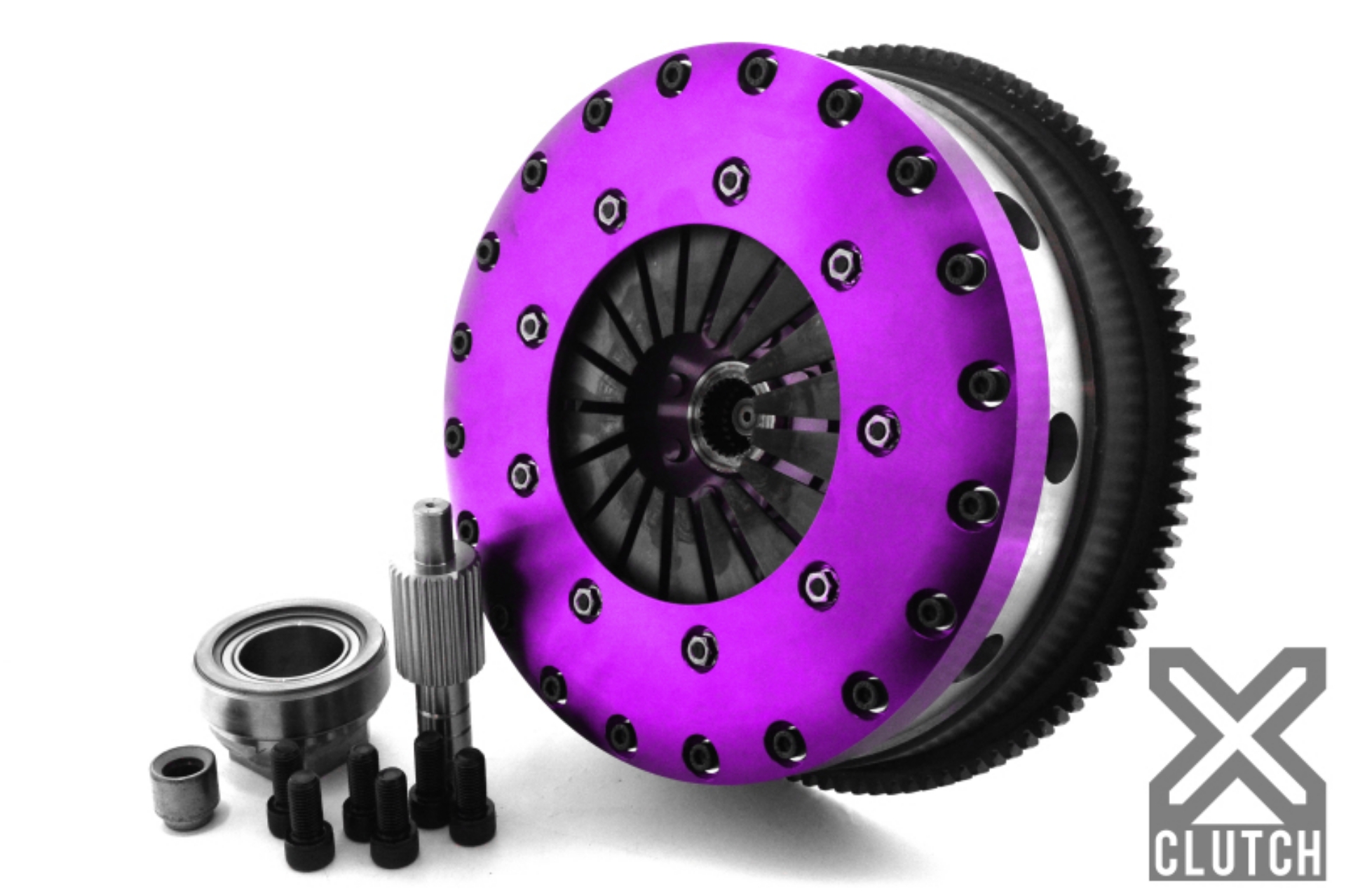 Picture of XClutch 11-13 BMW 335is Base 3-0L 9in Twin Solid Ceramic Clutch Kit 6 Bolt-PB in Input Shaft