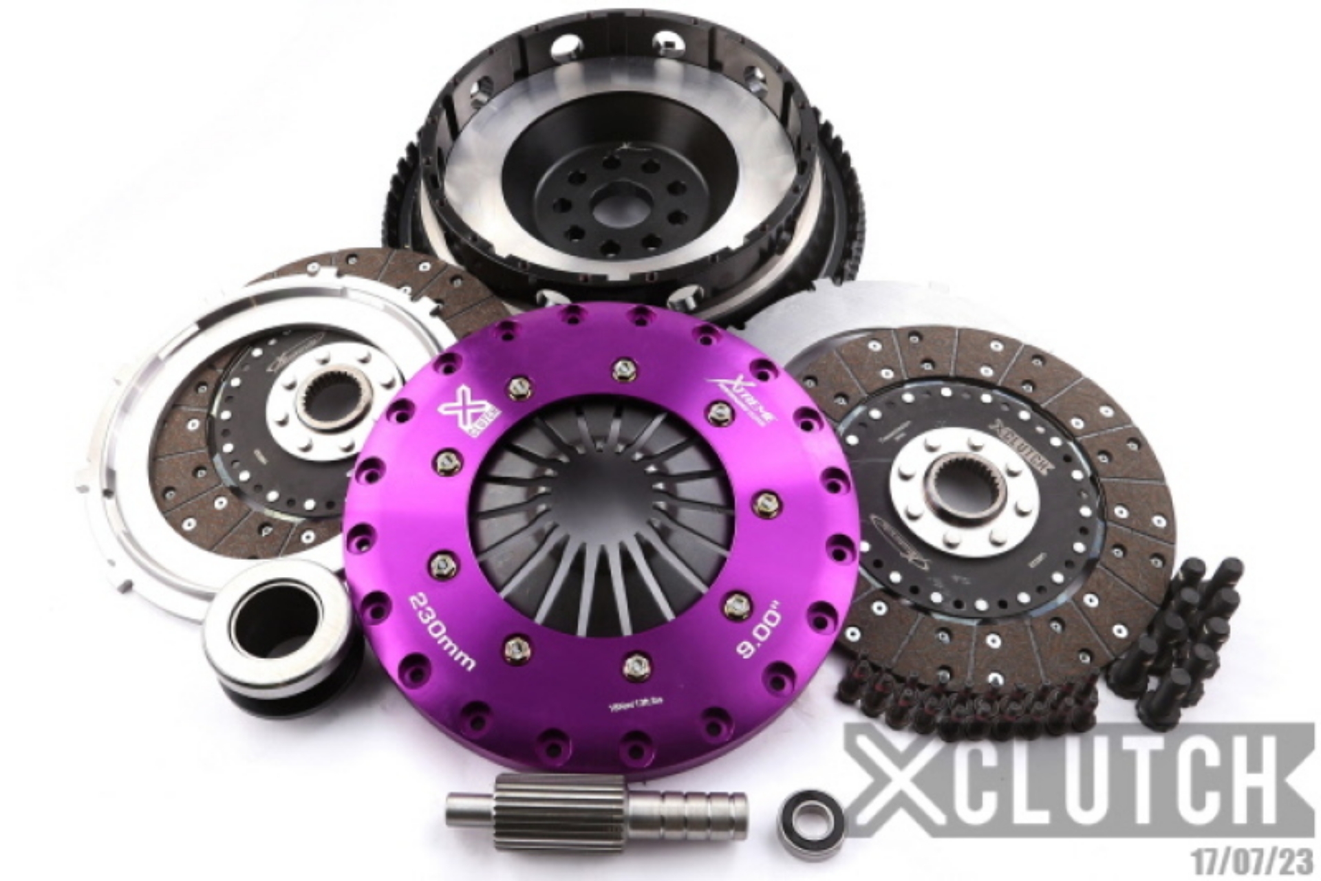 Picture of XClutch 08-13 BMW M3 Base 4-0L 9in Twin Solid Organic Clutch Kit