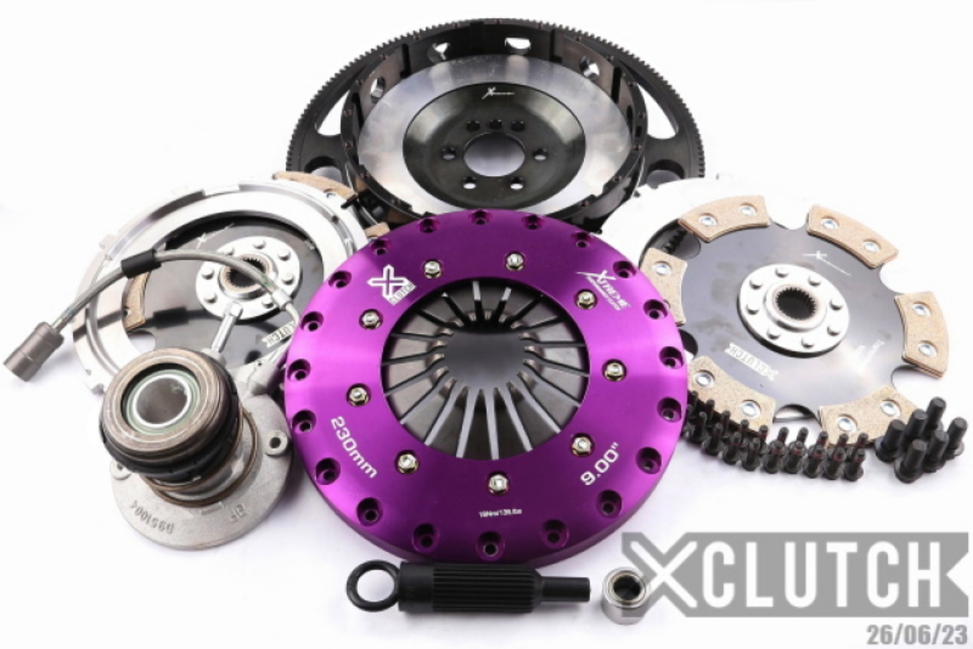 Picture of XClutch 97-04 Chevrolet Corvette Indy 500 Pace Car 5-7L 9in Twin Solid Ceramic Clutch Kit