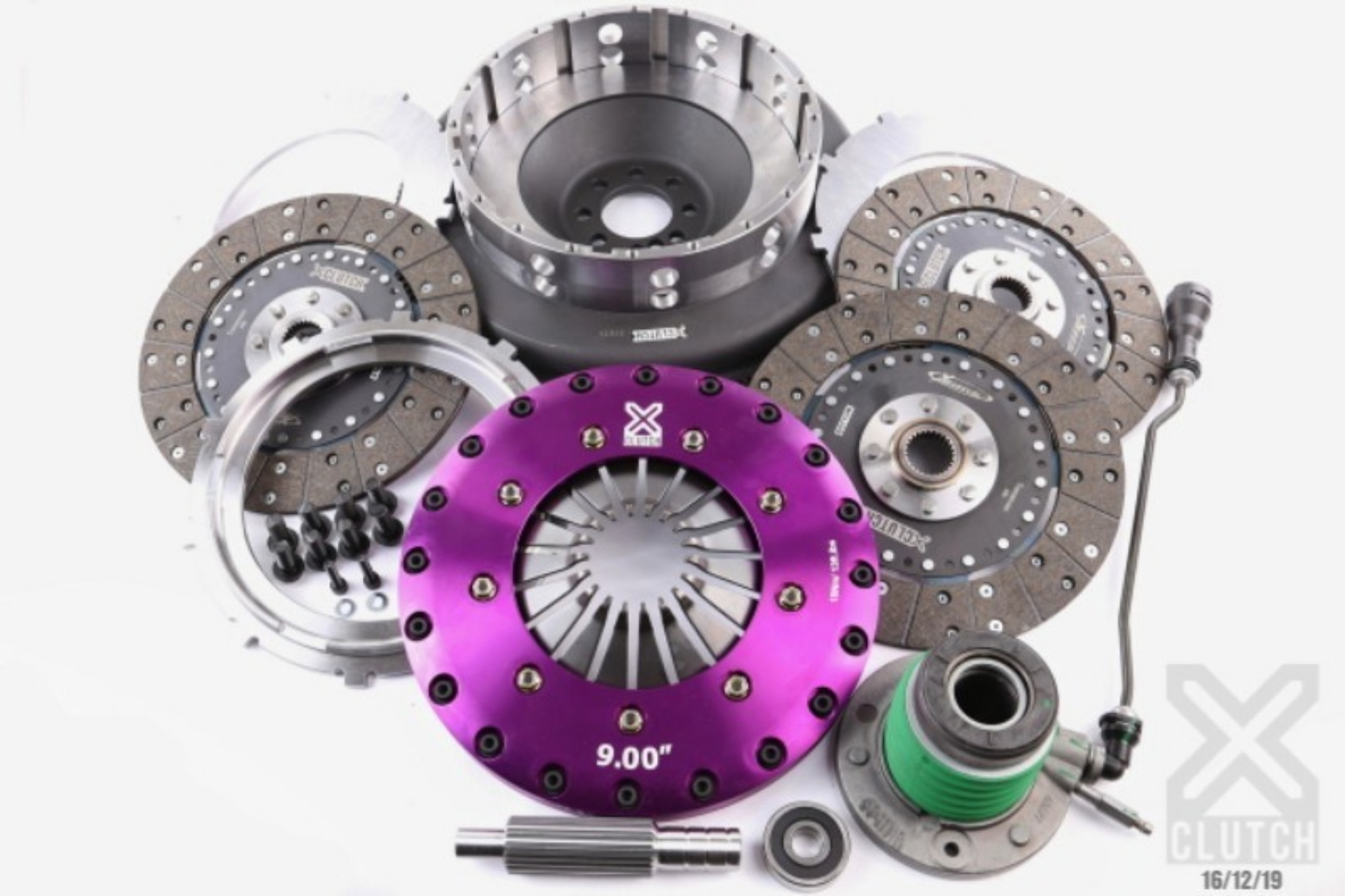 Picture of XClutch 14-19 Chevrolet Corvette 6-2L 9in Triple Solid Organic Clutch Kit