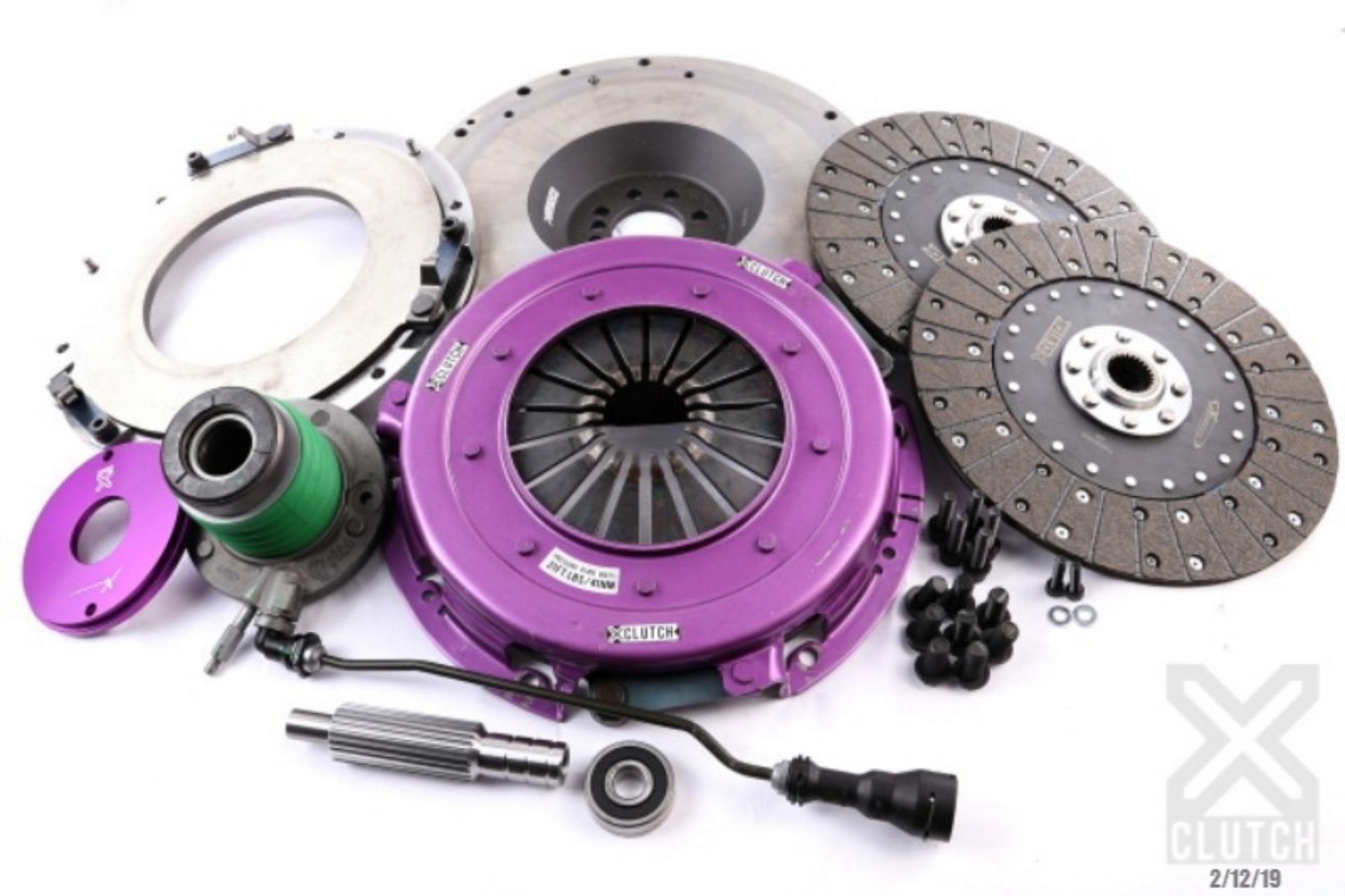 Picture of XClutch 14-19 Chevrolet Corvette 6-2L 10-5in Twin Solid Organic Clutch Kit