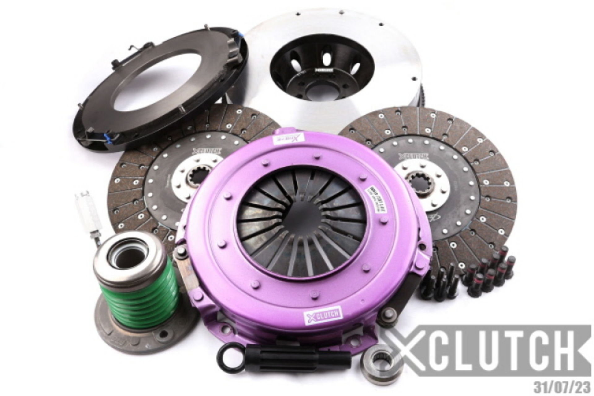 Picture of XClutch 2011 Dodge Challenger R-T 5-7L 10-5in Twin Solid Organic Clutch Kit