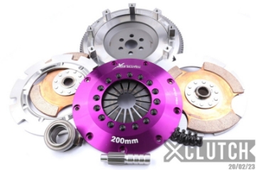 Picture of XClutch 89-94 Mazda 323 1-8L 8in Twin Solid Ceramic Clutch Kit