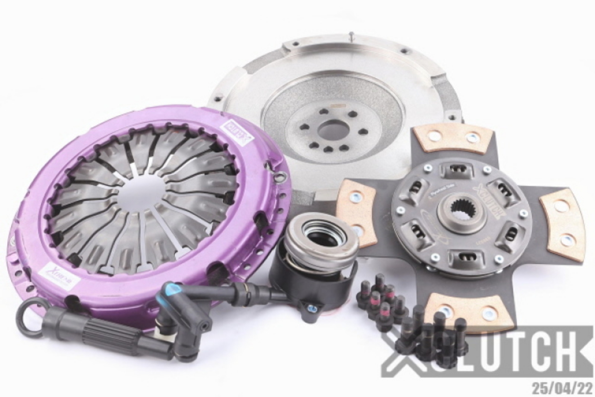 Picture of XClutch 14-19 Ford Fiesta ST 1-6L Stage 2 Sprung Ceramic Clutch Kit
