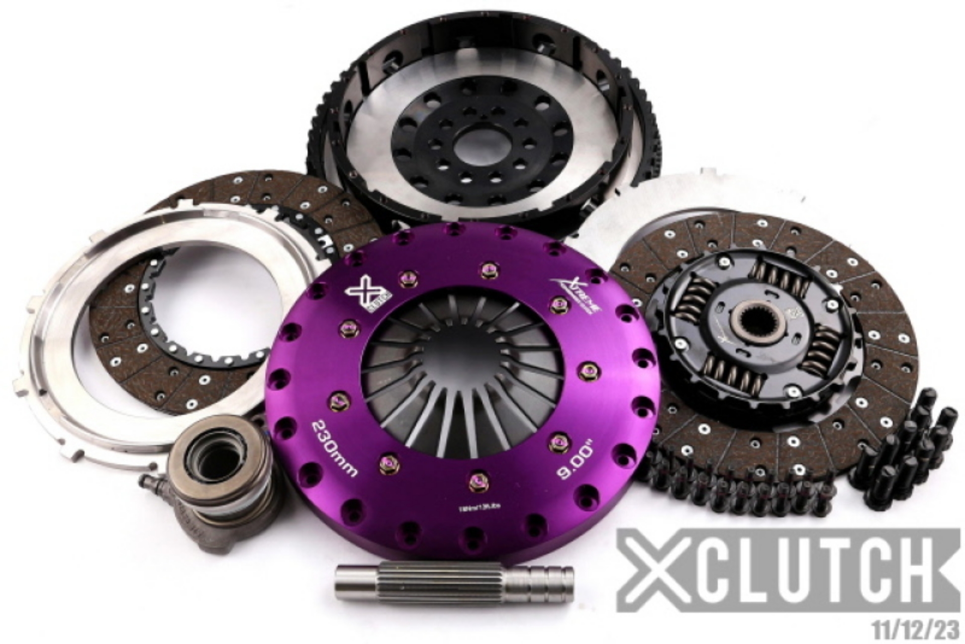 Picture of XClutch 05-07 Volvo S40 T5 2-5L 9in Twin Sprung Organic Clutch Kit