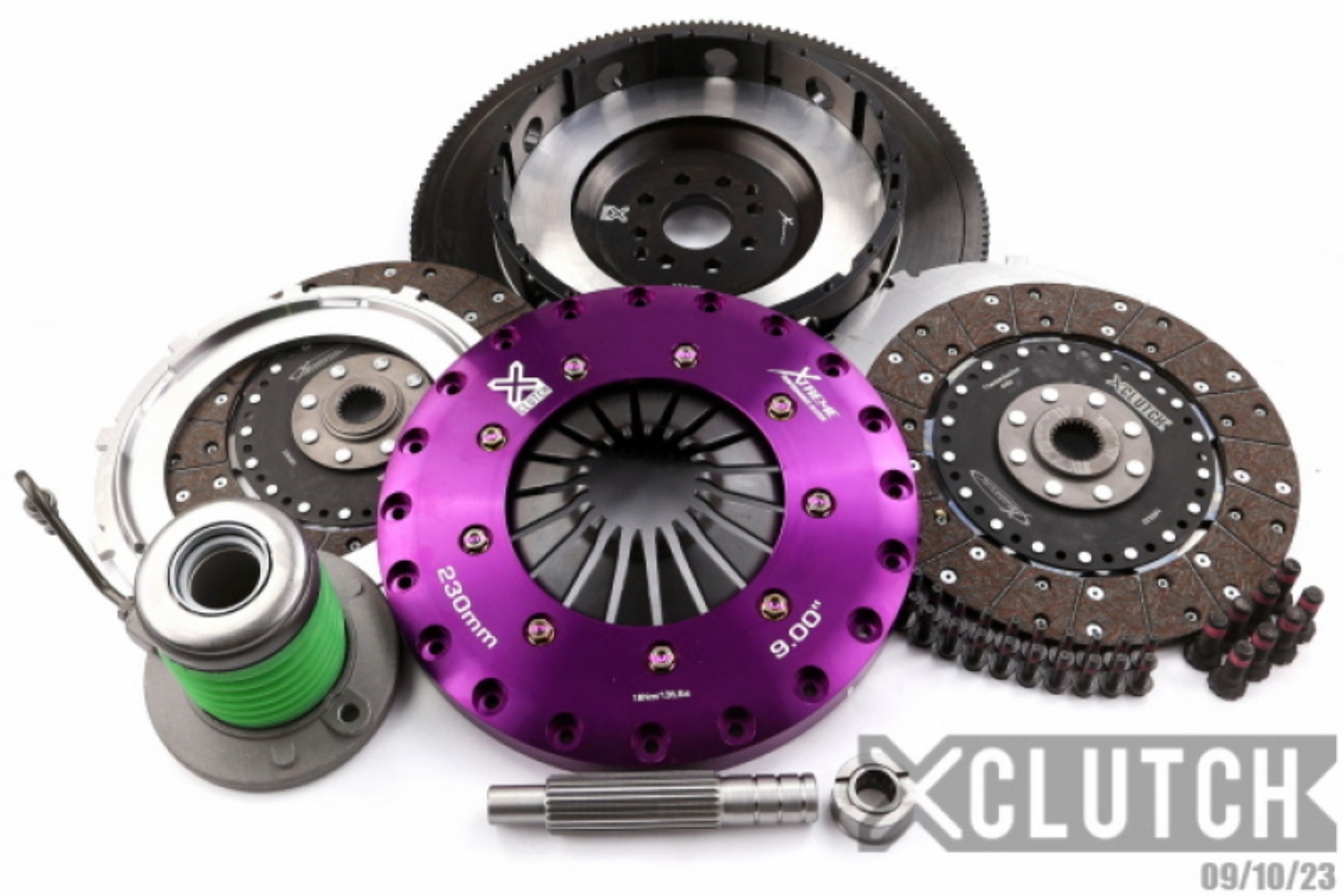 Picture of XClutch 11-14 Ford Mustang GT 5-0L 9in Twin Solid Organic Clutch Kit