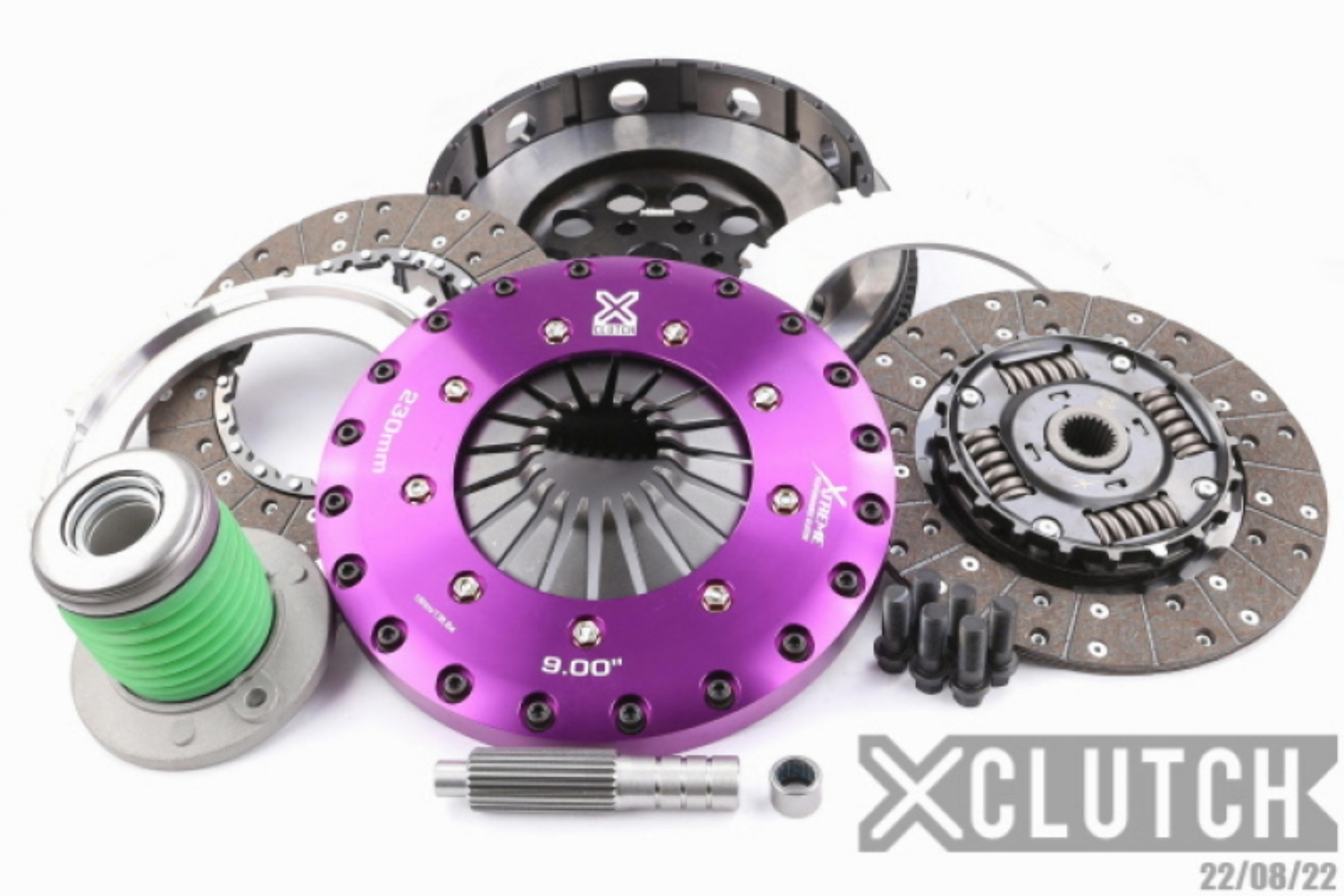 Picture of XClutch 15-23 Ford Mustang EcoBoost Premium 2-3L 9in Twin Sprung Organic Clutch Kit