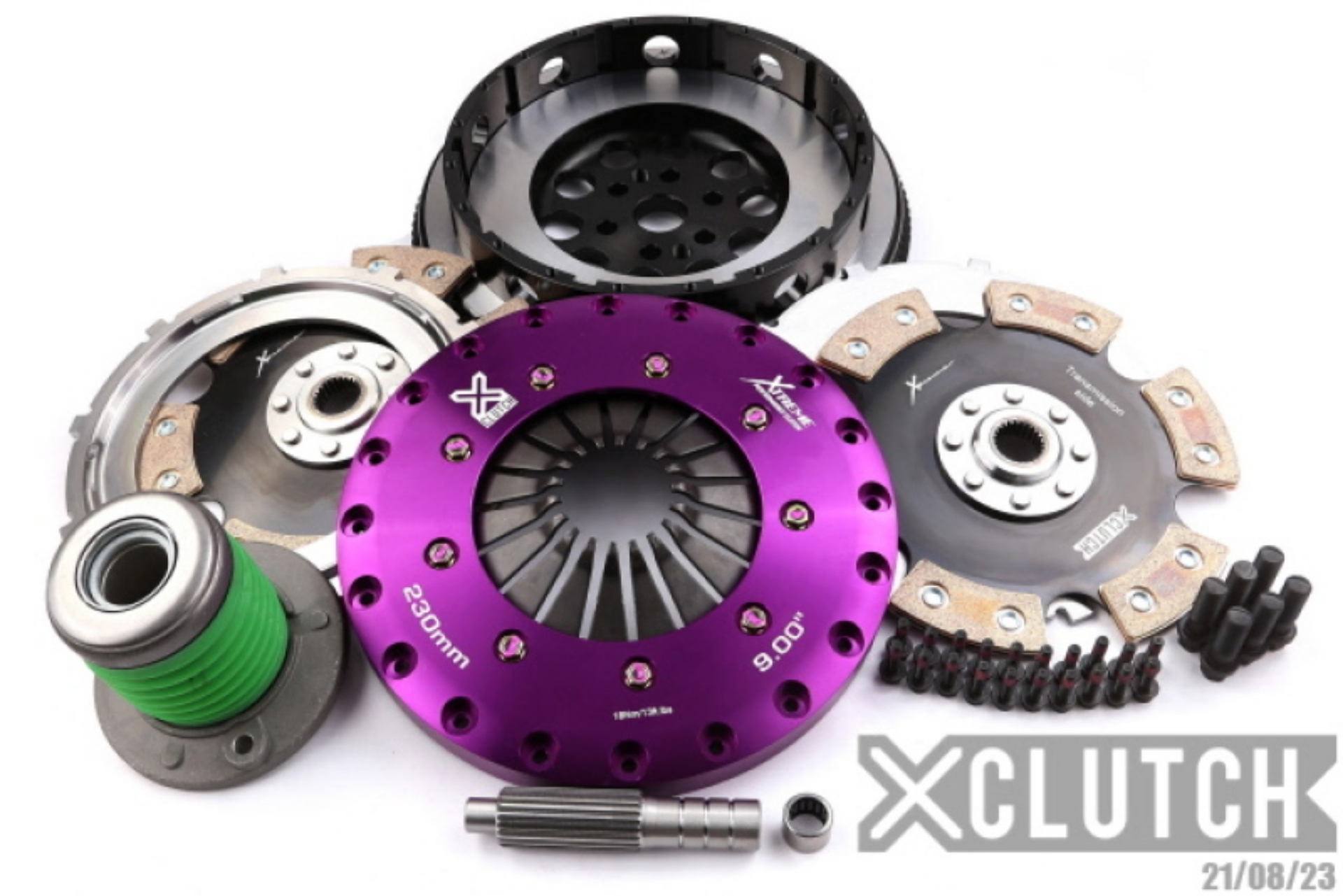 Picture of XClutch 15-23 Ford Mustang EcoBoost Premium 2-3L 9in Twin Solid Ceramic Clutch Kit