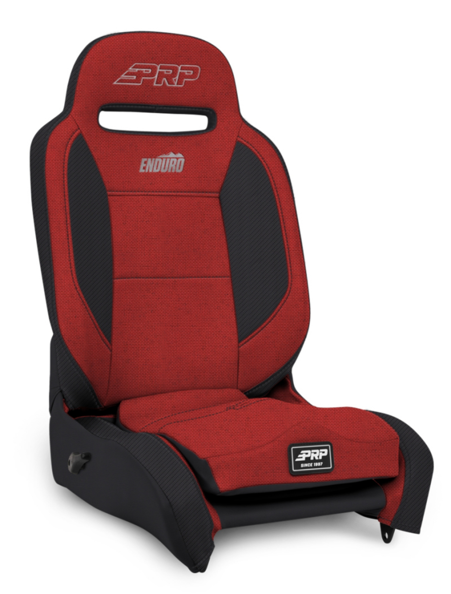 Picture of PRP Enduro Elite Reclining Suspension Seat Passenger Side Red-Black
