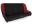 Picture of PRP Jeep JKU-JLU Low Back Rear Bench - Black-Red