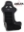 Picture of PRP Delta Composite Seat- Black-Grey PRP Silver Outline-Delta Silver- Silver Stitching