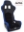 Picture of PRP Alpha Composite Seat- Black-Blue