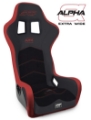 Picture of PRP Alpha Composite Seat-Extra Wide- Black-Red