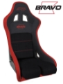 Picture of PRP Bravo Composite Seat- Black-Red PRP Red Outline-Bravo Red- Red Stitching