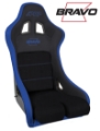 Picture of PRP Bravo Composite Seat- Black-Blue PRP Blue Outline-Bravo Blue- Blue Stitching