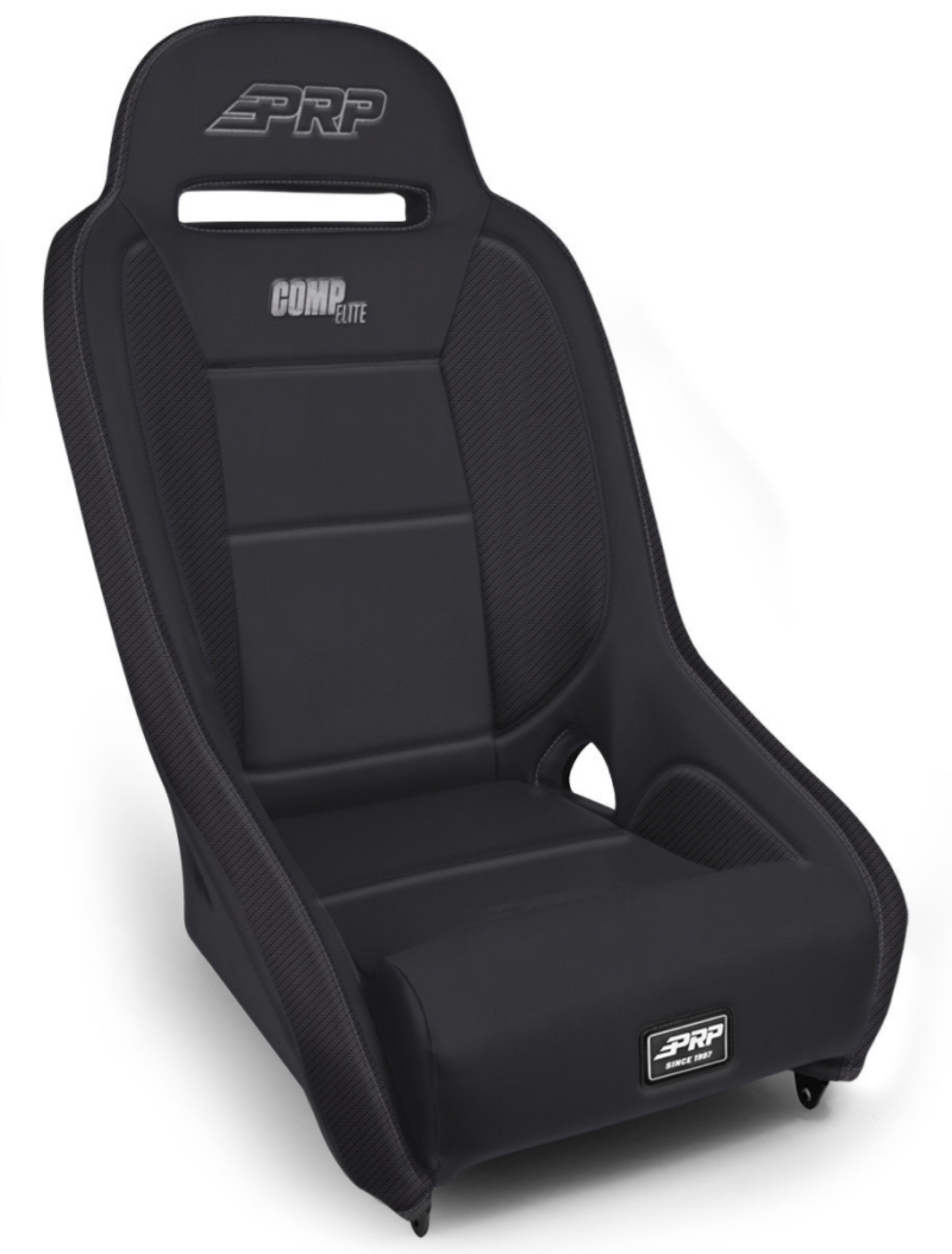 Picture of PRP Comp Elite Suspension Seat - Black Vinyl - Black