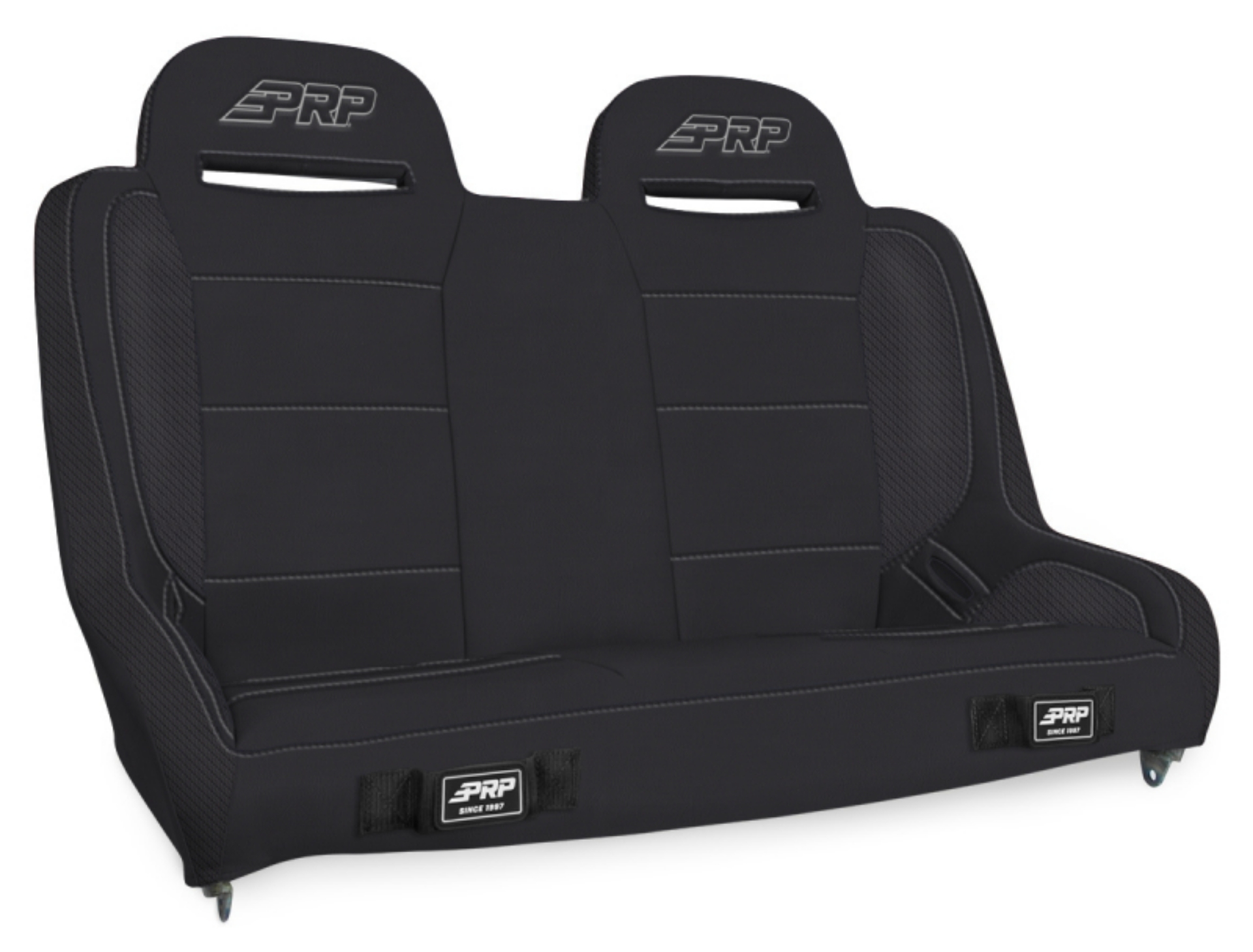 Picture of PRP Jeep Wrangler JKU-JLU Elite Series Rear Bench- Black Vinyl
