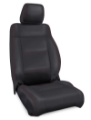 Picture of PRP 07-10 Jeep Wrangler JK Front Seat Covers-2 door or 4 door Pair - Black with Red Stitching