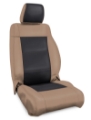 Picture of PRP 07-10 Jeep Wrangler JK Front Seat Covers-2 door or 4 door Pair - Black-Tan