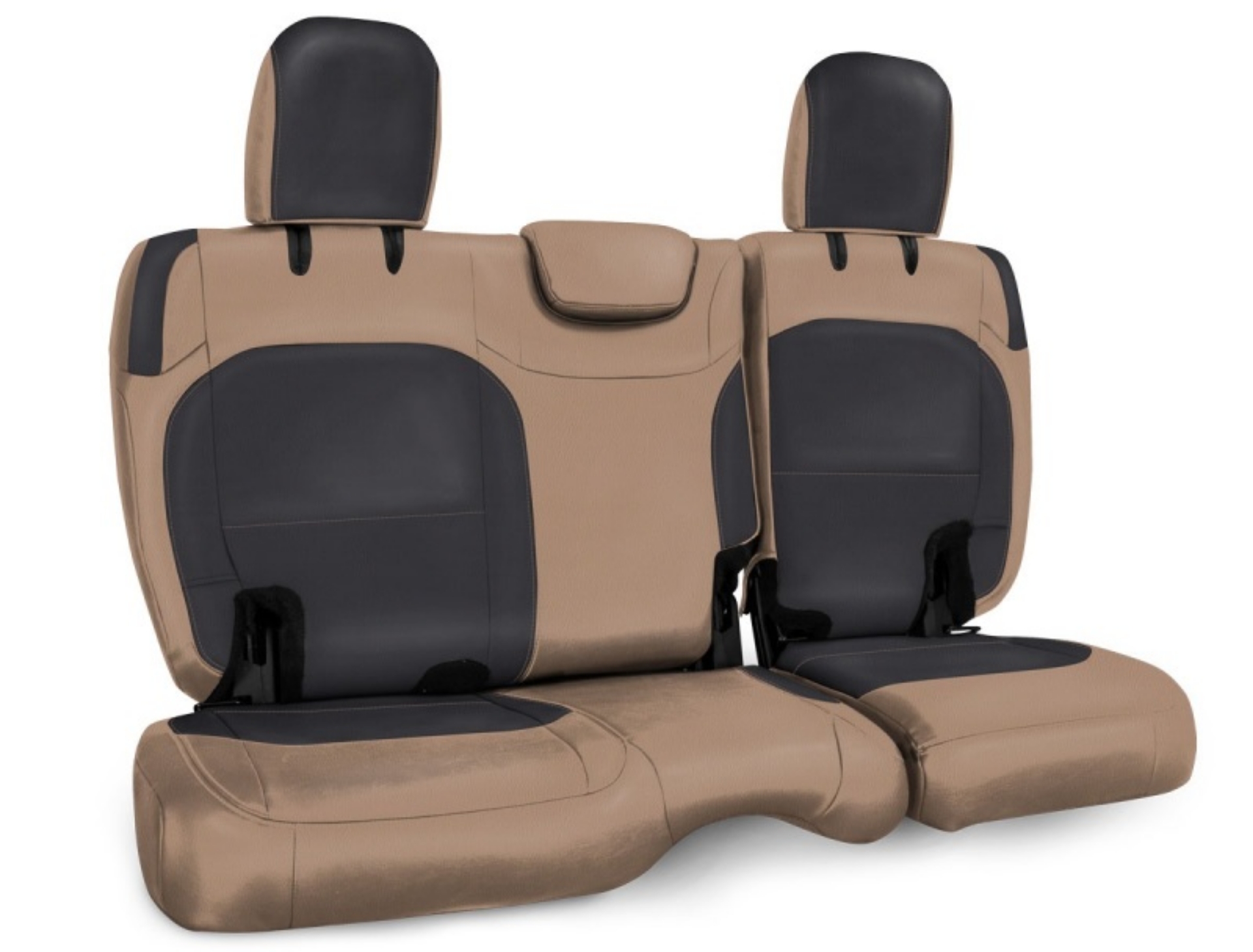 Picture of PRP 2018+ Jeep Wrangler JL-2 Door Rear Bench Cover- Black-Tan