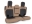 Picture of PRP 2018+ Jeep Wrangler JLU-4 door Rear Bench Cover with Leather Interior - Black-Tan