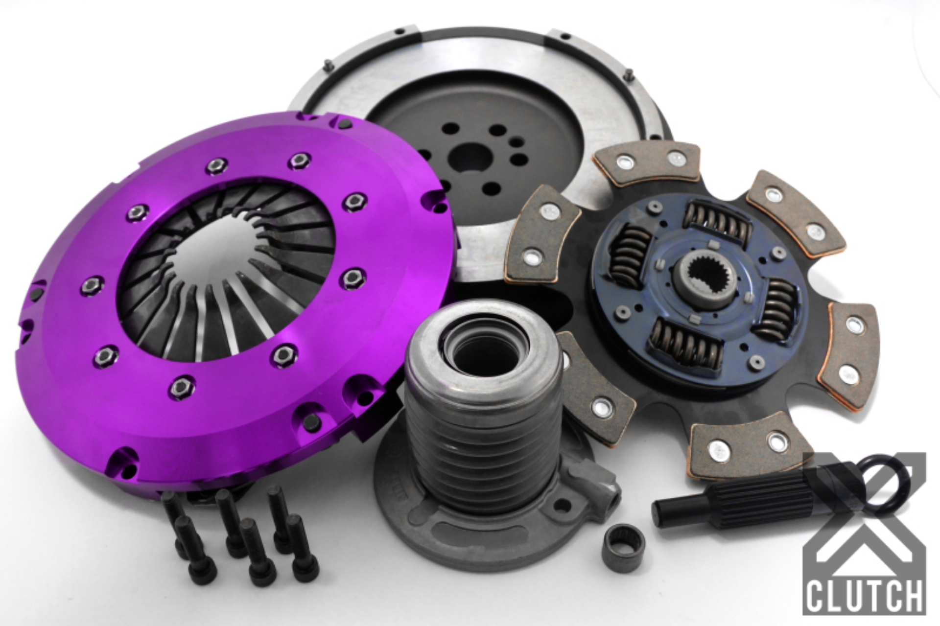 Picture of XClutch 15-18 Ford Mustang 2-3L Stage 2R Extra HD Sprung Ceramic Clutch Kit